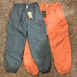 Halara Mid Rise Drawstring Multi Pockets Casual Cargo Joggers